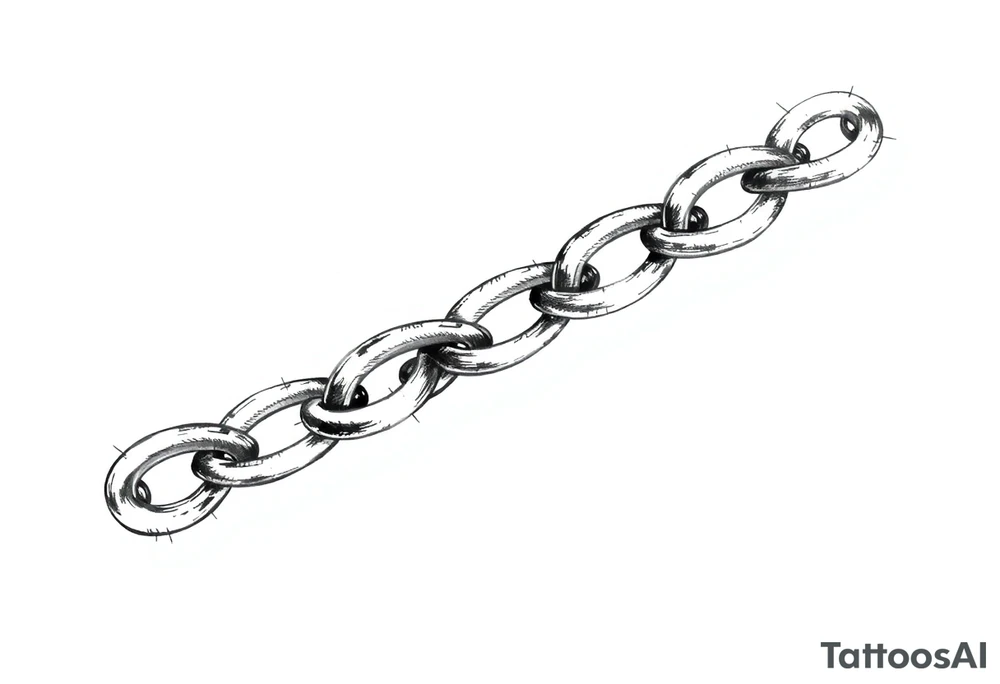 Chain tattoo idea