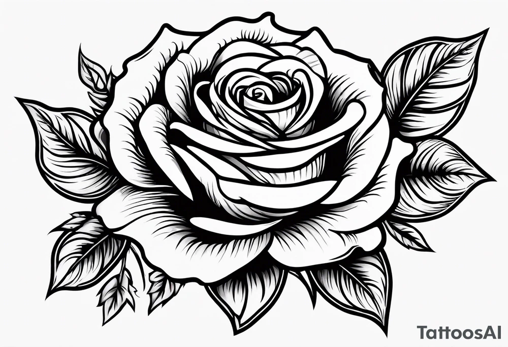 rose tattoo idea