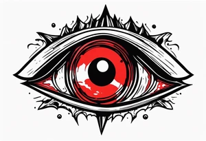 Hellsing bleeding eye logo tattoo tattoo idea