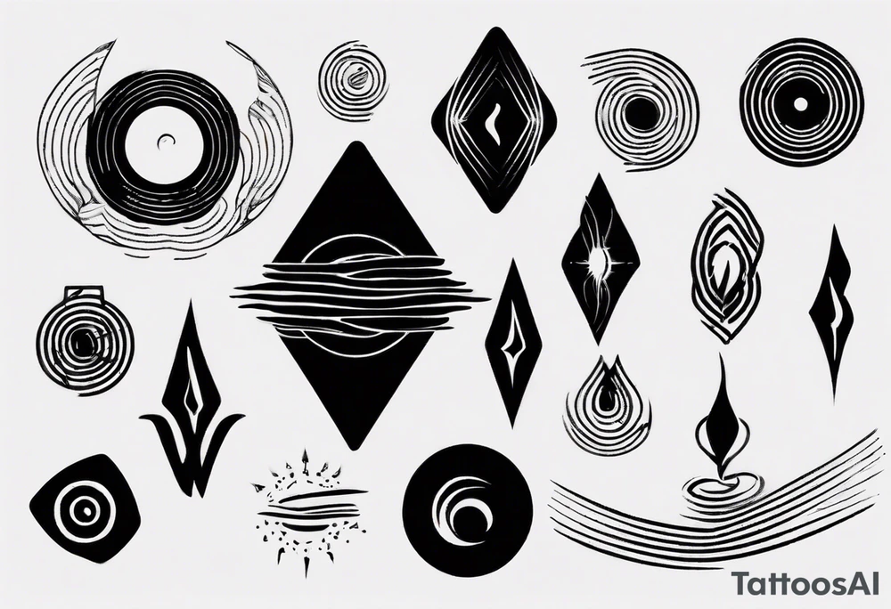 God is in the soundwaves tattoo idea