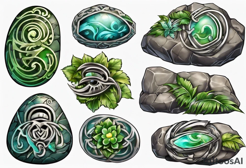 te fiti stone tattoo idea