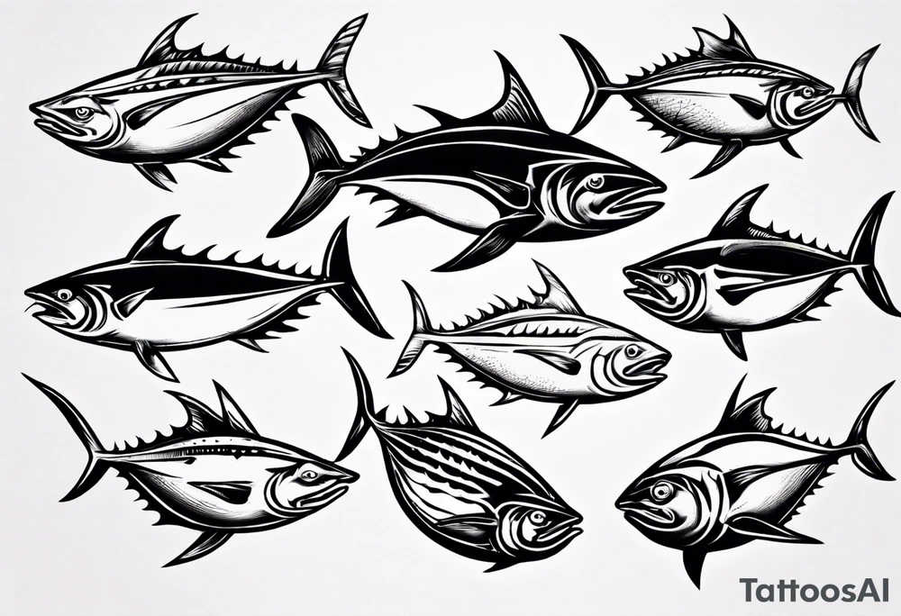 tuna tattoo idea