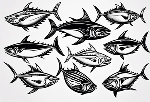 tuna tattoo idea