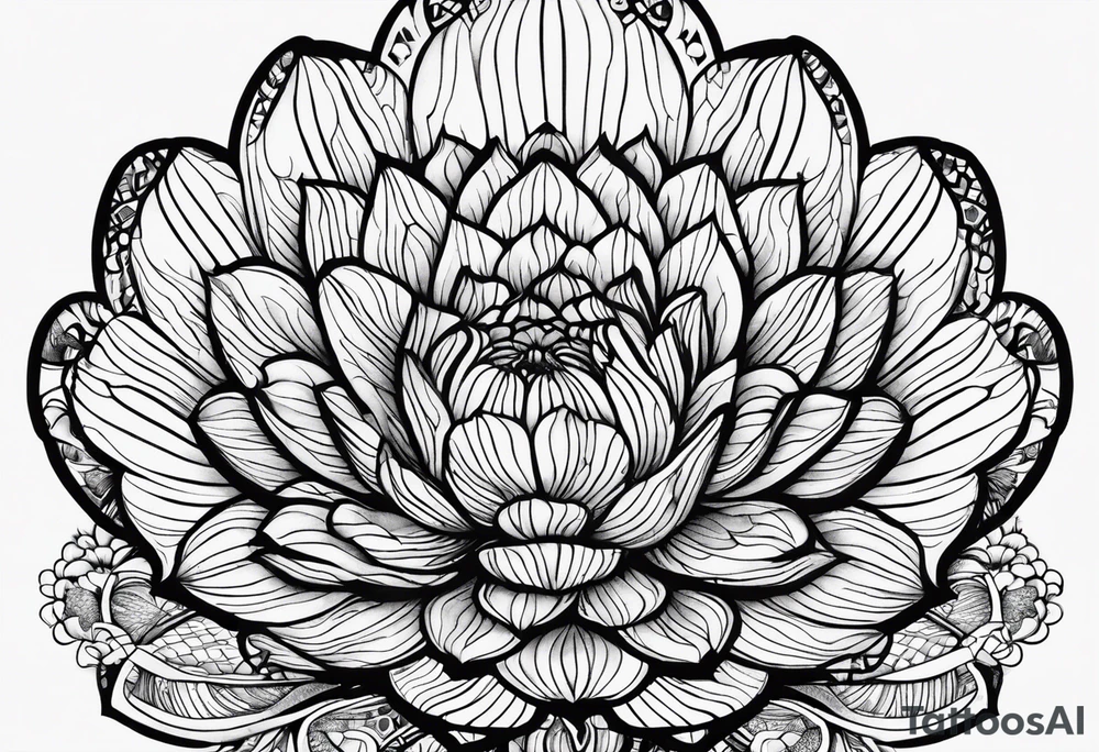 Mandela Nataulis shell tattoo idea