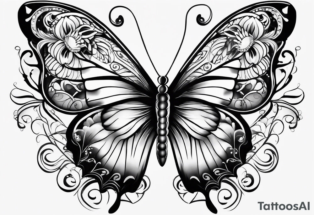 butterfly tattoo idea