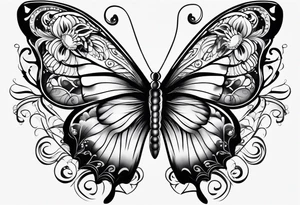butterfly tattoo idea