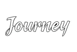 Journey script tattoo idea