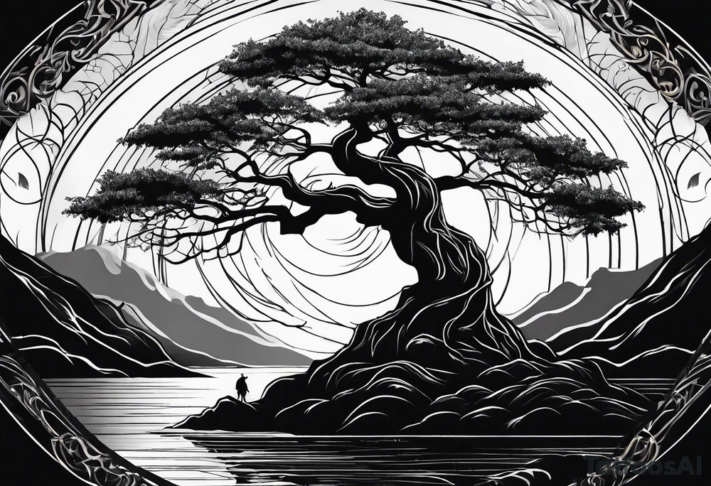 Tree of Lord of the ring tattoo idea
