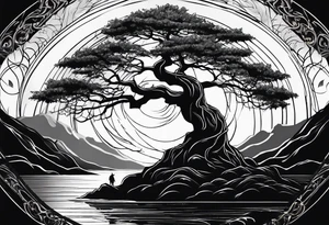 Tree of Lord of the ring tattoo idea