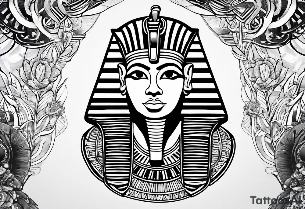 Pharaoh tattoo idea