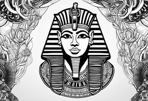 Pharaoh tattoo idea