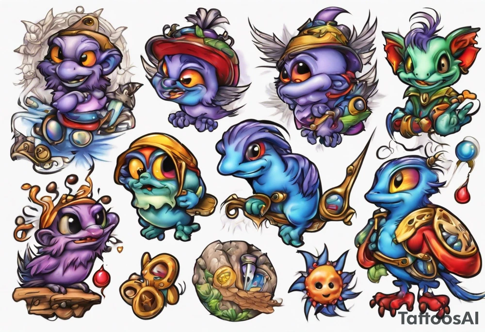 zoombinis tattoo idea