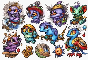 zoombinis tattoo idea