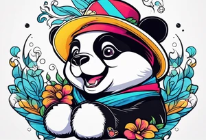Panda tattoo idea