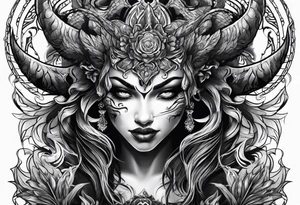 Demon stealing my soul tattoo idea