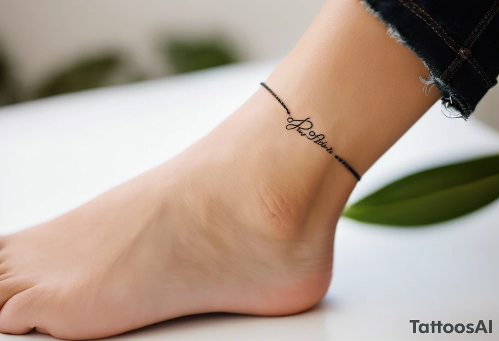 Puzzle Piece: A fine, clean outline with no shading, keeping the design light and elegant. Two pieces connected. 
Handwritten Text: inside the puzzle piece, your sister’s words “to my favorite sister,” carefully preserving the integrity of her handwriting.
This will create a balanced, meaningful design that's simple yet full of emotion—perfect for a small ankle tattoo. tattoo idea