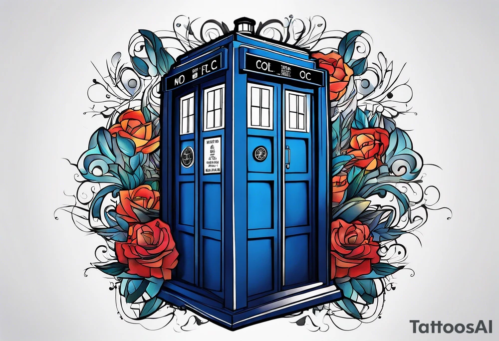 Only the tardis. Nothing more, nothing less. tattoo idea