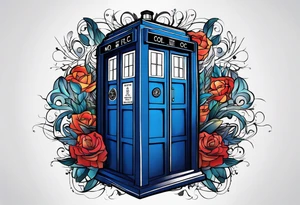 Only the tardis. Nothing more, nothing less. tattoo idea