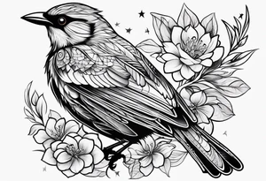 Millions of birds tattoo idea