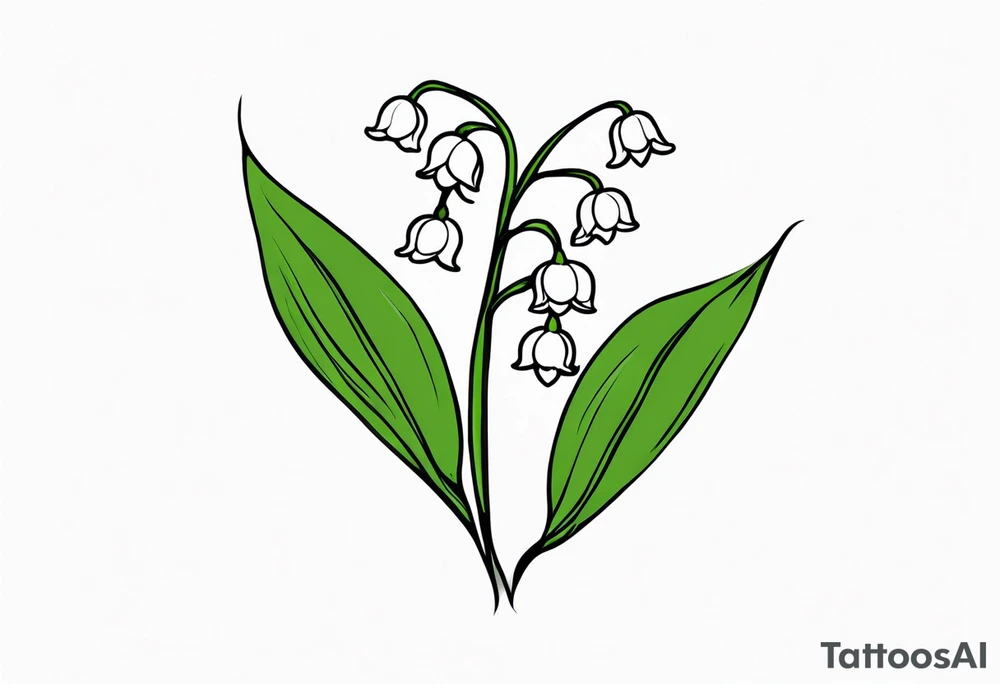 Lily of the valley tattoo idea