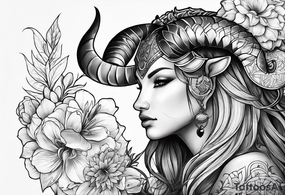 Zodiac Sign tattoo idea