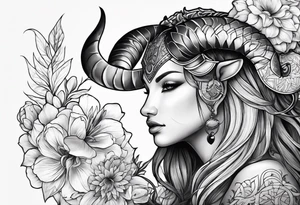 Zodiac Sign tattoo idea