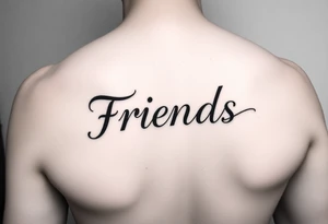 I need a small tattoo that mean friends tattoo idea