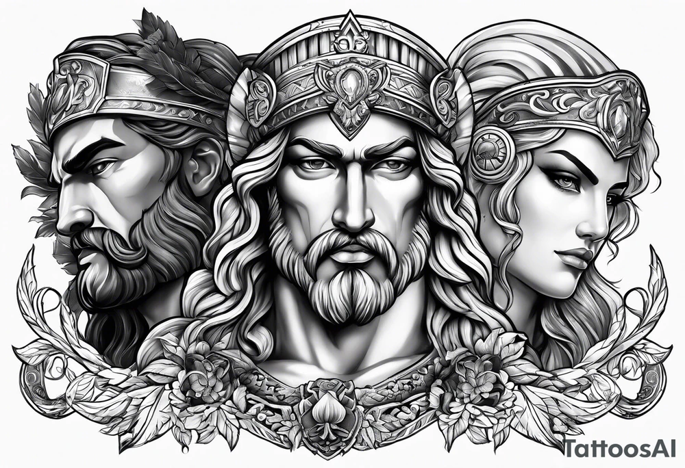 greek heros tattoo idea