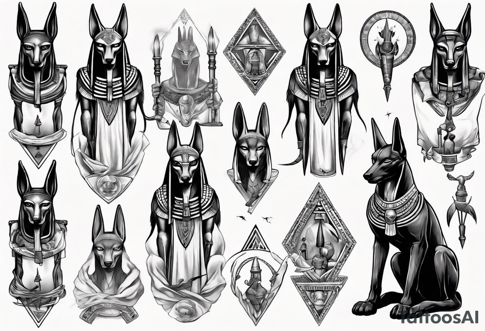 anubis tattoo idea