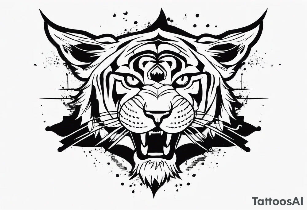 Scar mark tattoo design tattoo idea