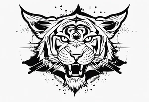 Scar mark tattoo design tattoo idea