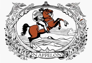 napoleon tattoo with text tattoo idea