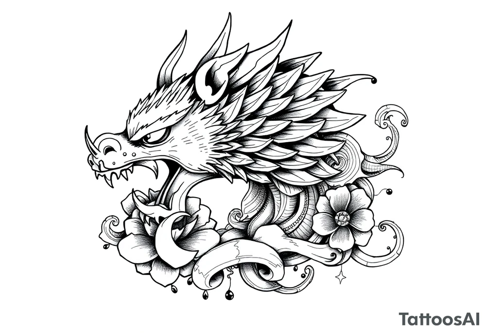 A tatuagem deve expressar força, liberdade e conexão com a multiplicidade da vida, incorporando elementos abstratos e fluidos, com linhas que sugiram movimento e transformação contínua. Evite clichês e busque um design original e significativo. tattoo idea