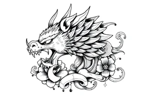 A tatuagem deve expressar força, liberdade e conexão com a multiplicidade da vida, incorporando elementos abstratos e fluidos, com linhas que sugiram movimento e transformação contínua. Evite clichês e busque um design original e significativo. tattoo idea