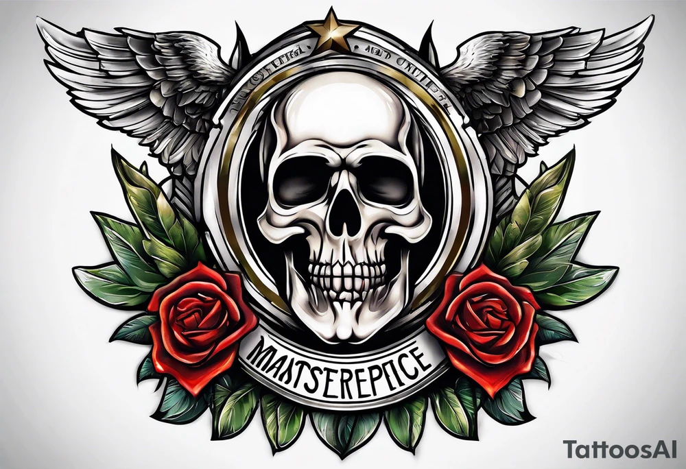 beautiful text tattoo for military fathers tattoo idea