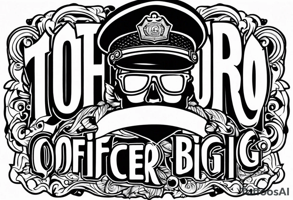 Officer Big Dick tattoo idea