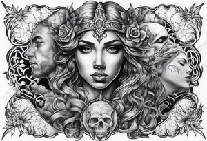 Heaven and Hell tattoo idea