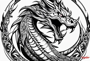 Wyrm tattoo idea