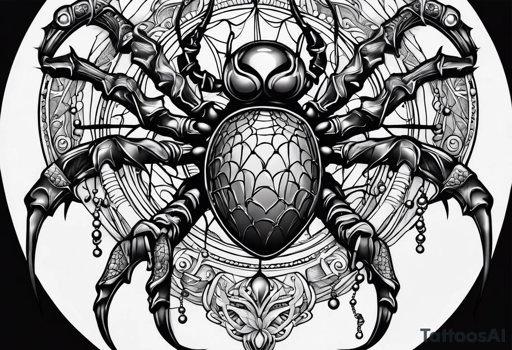 prayerbeads, spider, tattoo idea