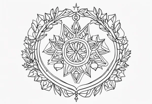 christmas tattoo idea