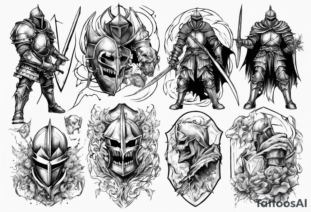 Knight berserk tattoo idea