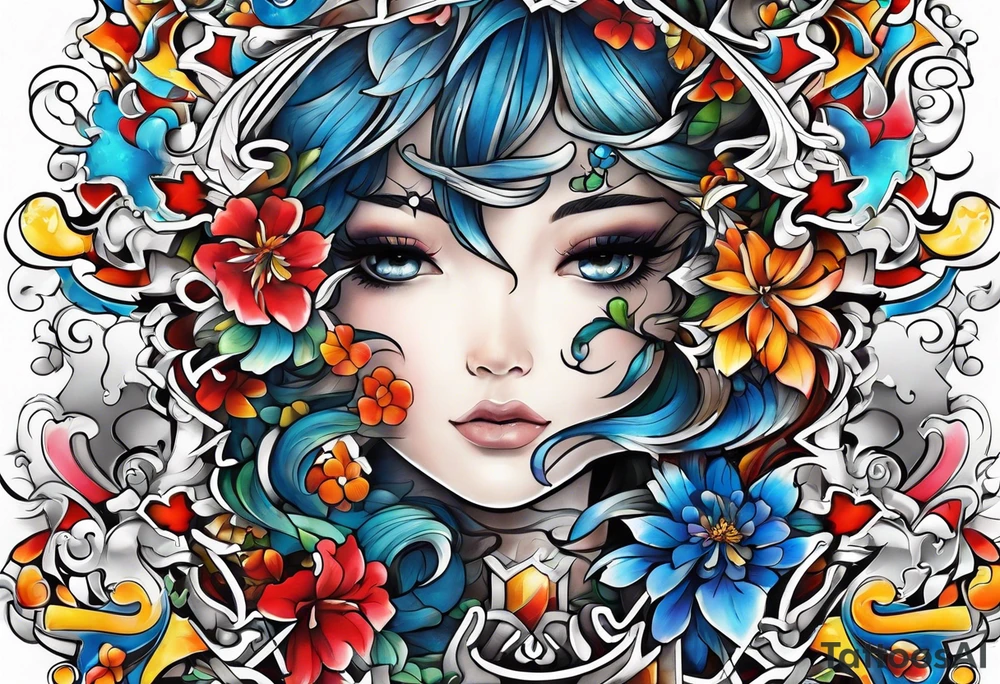Autism puzzle piece tattoo idea