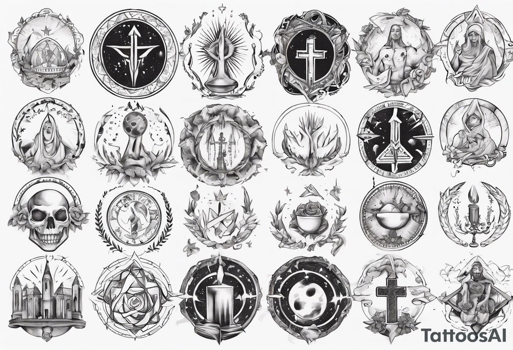 equality, social justice, service to humanity, and tolerance for other religions tattoo idea