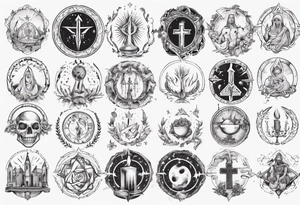 equality, social justice, service to humanity, and tolerance for other religions tattoo idea