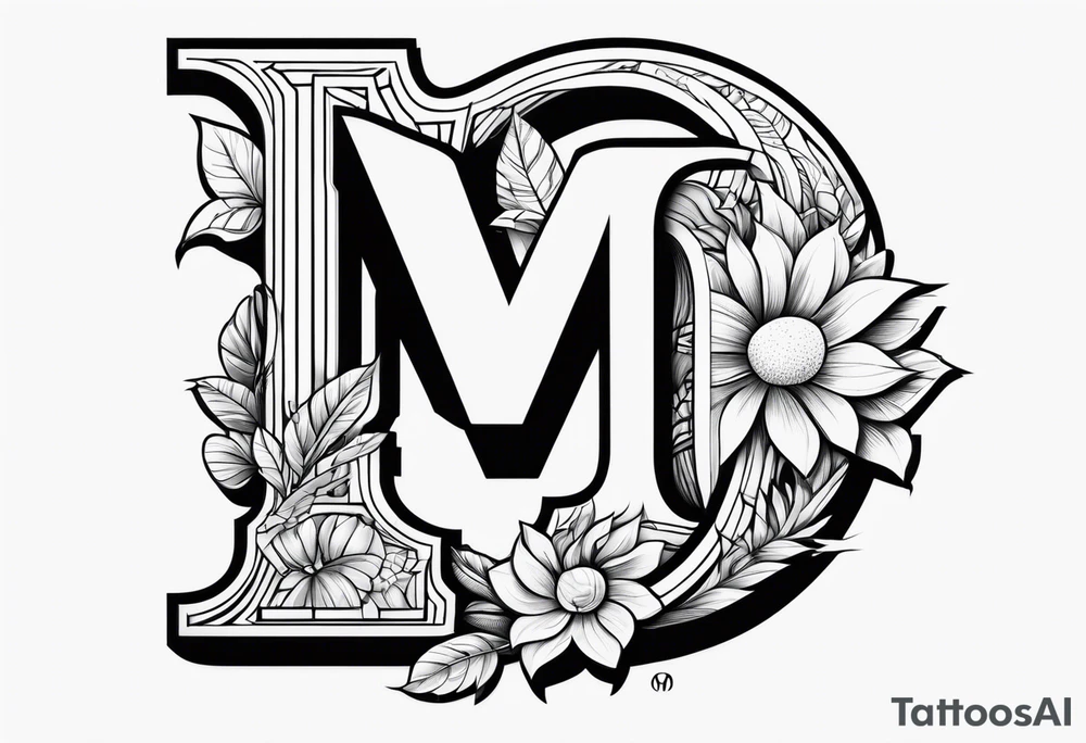 Letters m, c, and a tattoo idea