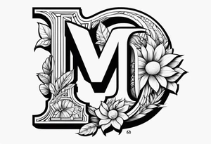 Letters m, c, and a tattoo idea