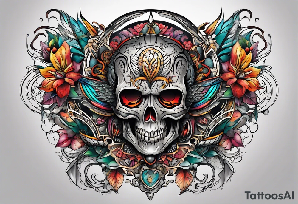 vegetative tattoo idea