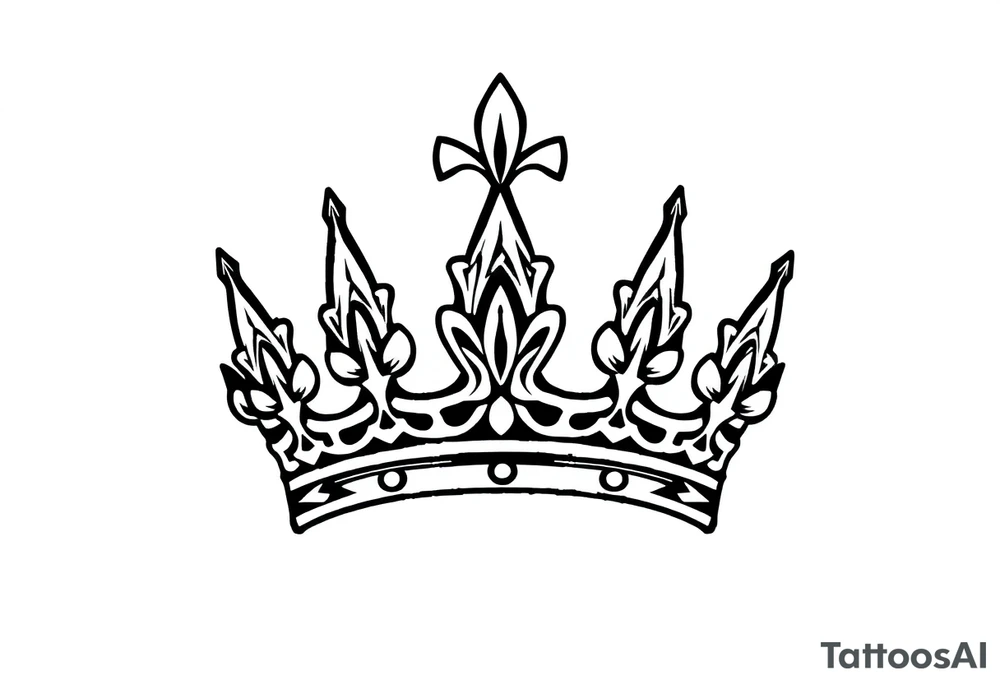 Crown tattoo idea