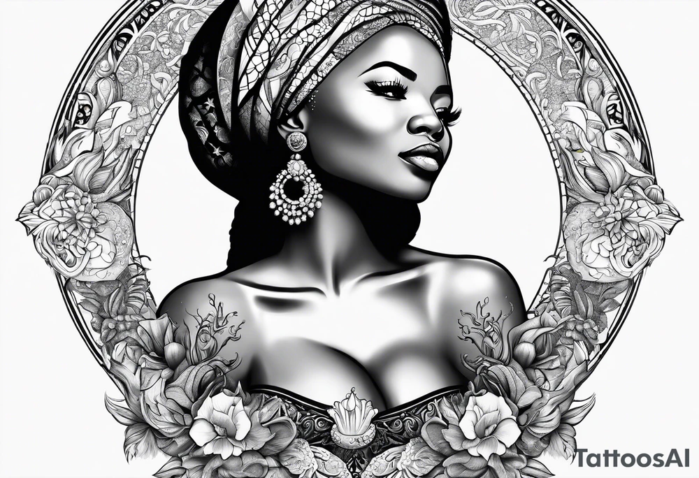 Mandela, mermaid tattoo idea