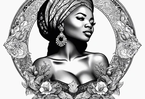 Mandela, mermaid tattoo idea